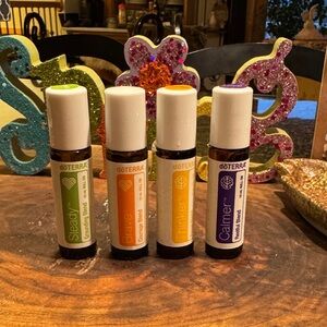 doTERRA Essential Oil Blends set. Steady, Brave, Thinker and Calmer